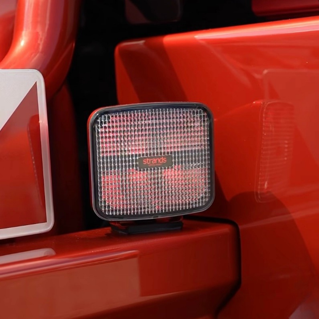 Strands IZE OG Square Work Light with Dual Position Light