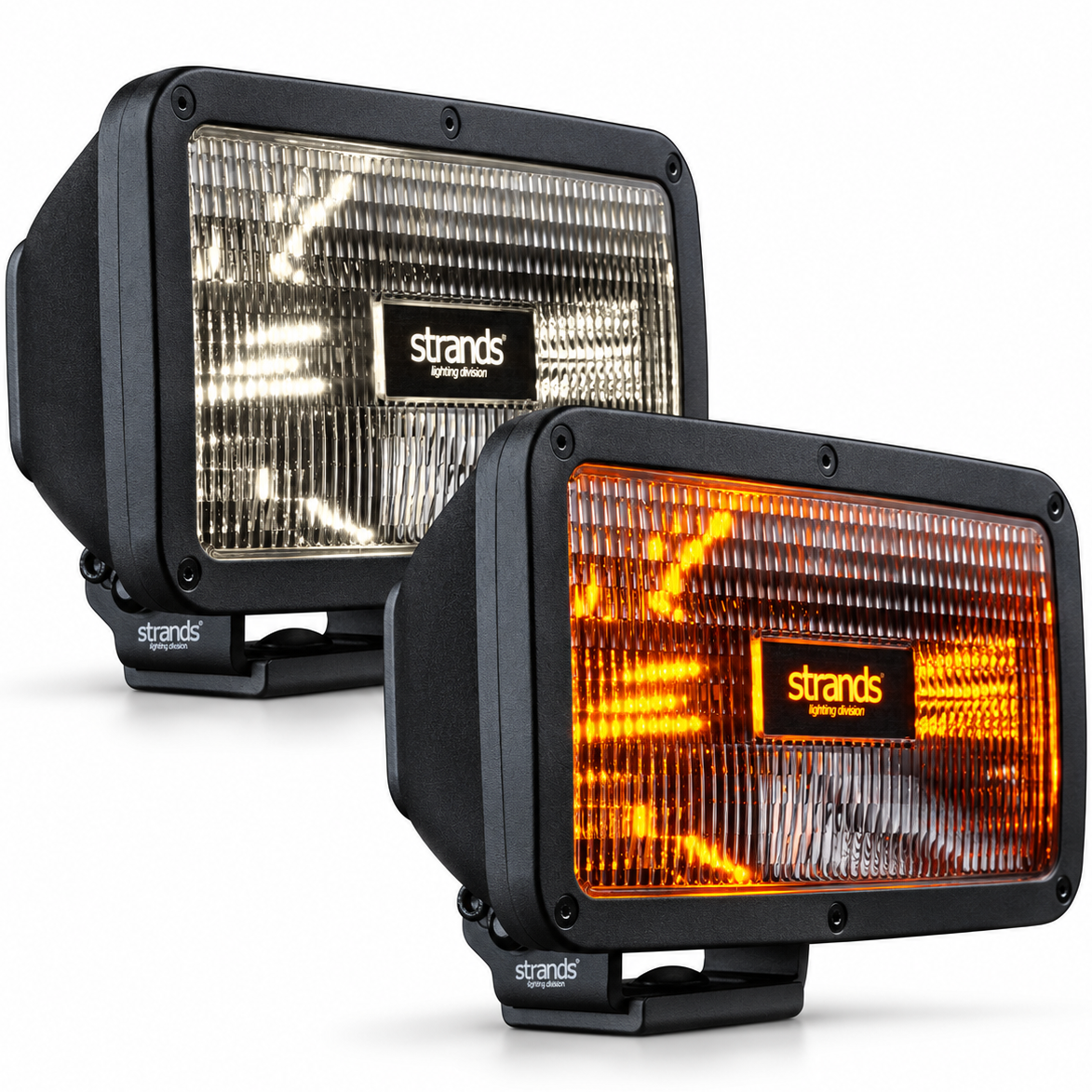 strands og rex driving lights retro old school rectangular driving lamps - popular scania replacement
