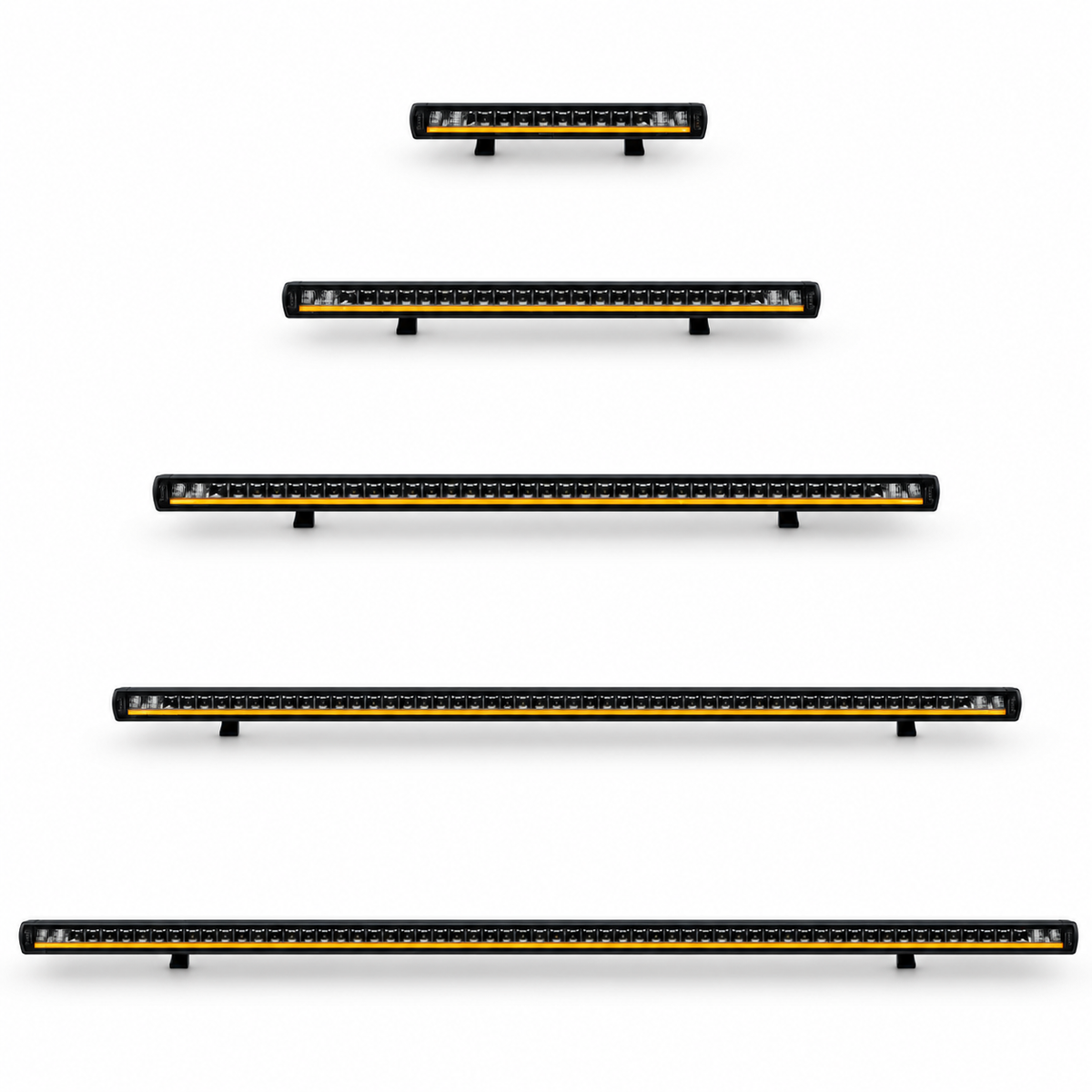 Strands Siberia Single Row Straight Light Bars with Amber / White Position Light