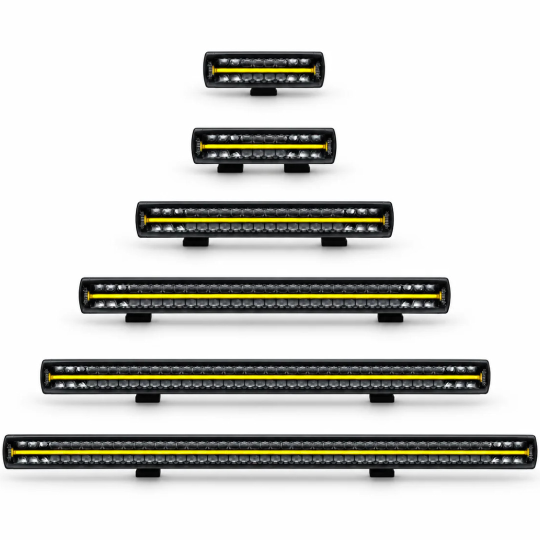 Strands Siberia XP Double Row Straight Light Bars with Yellow / White Position Light