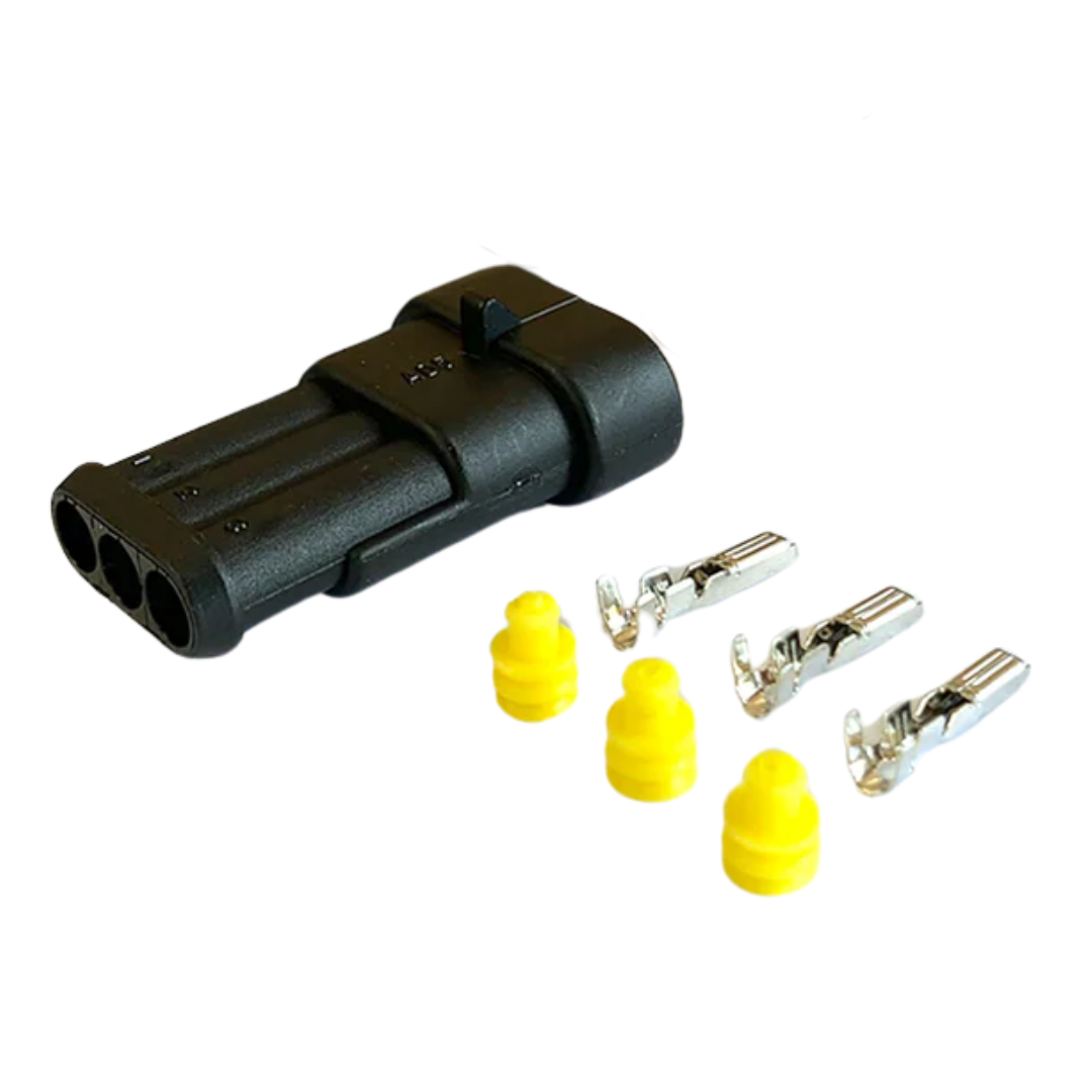CNKF 10 Set AMP SUPERSEAL SERIE 1.5 2 pin maschio e femmina connettore spina 282080-1/282104-1 CNKF 10 Set AMP SUPERSEAL SERIE 1.5 2 pin maschio e femmina connettore spina 282080-1/282104-1