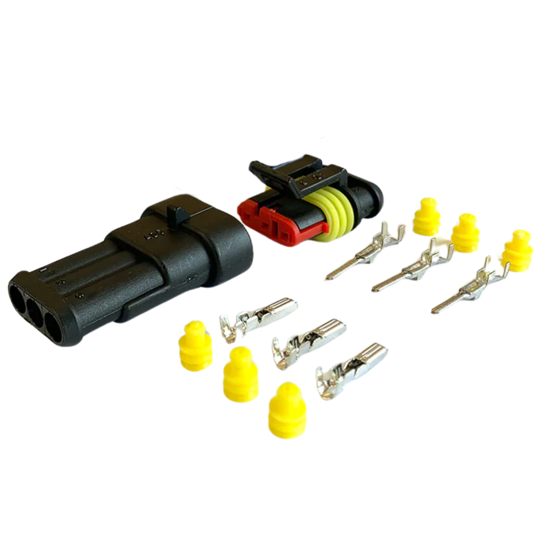 Steckverbinder der Serie AMP Superseal 1.5 / 3-polig