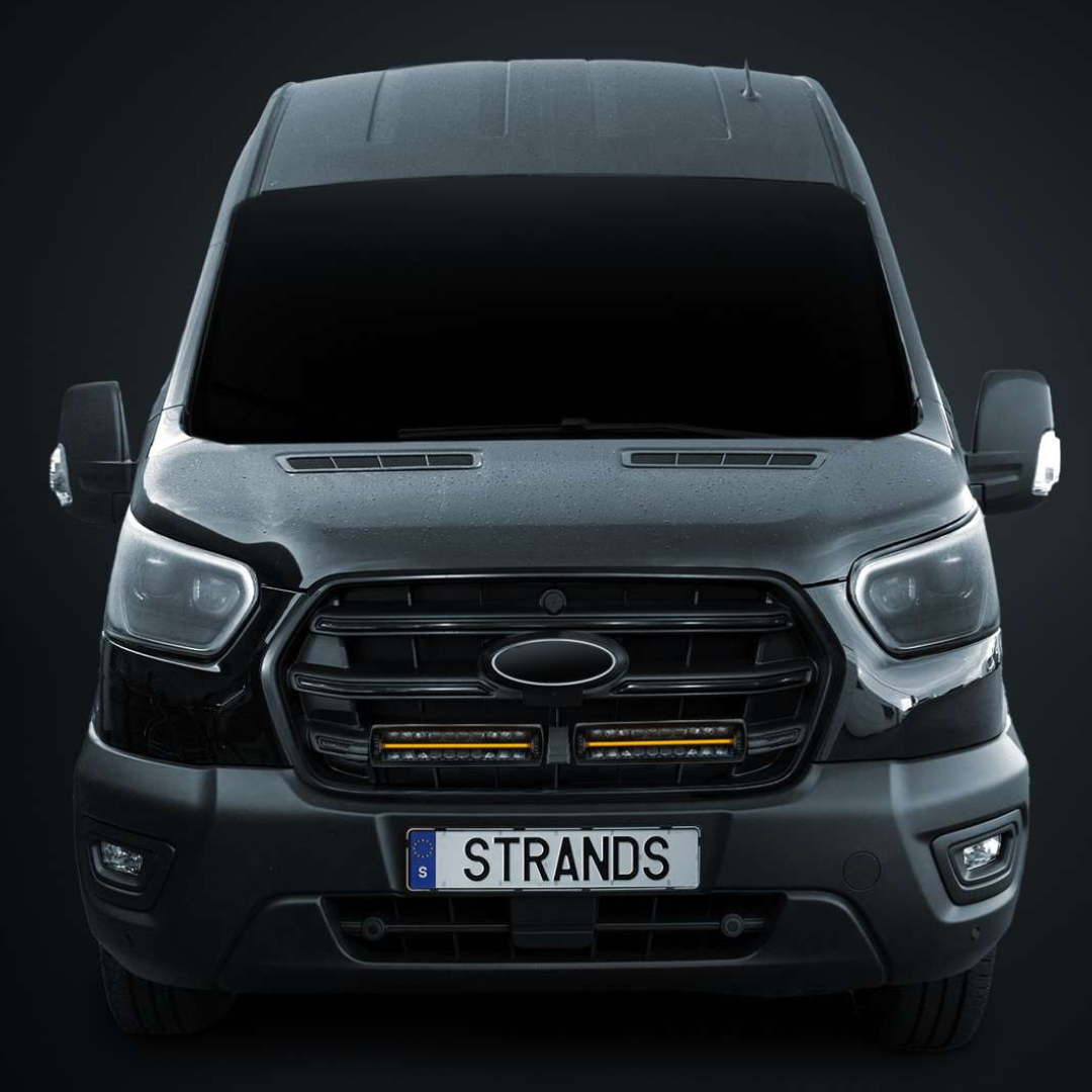 Kit de graella de barra de llums Strands Twin de 12" Siberia XPA per a Ford Transit 2019-