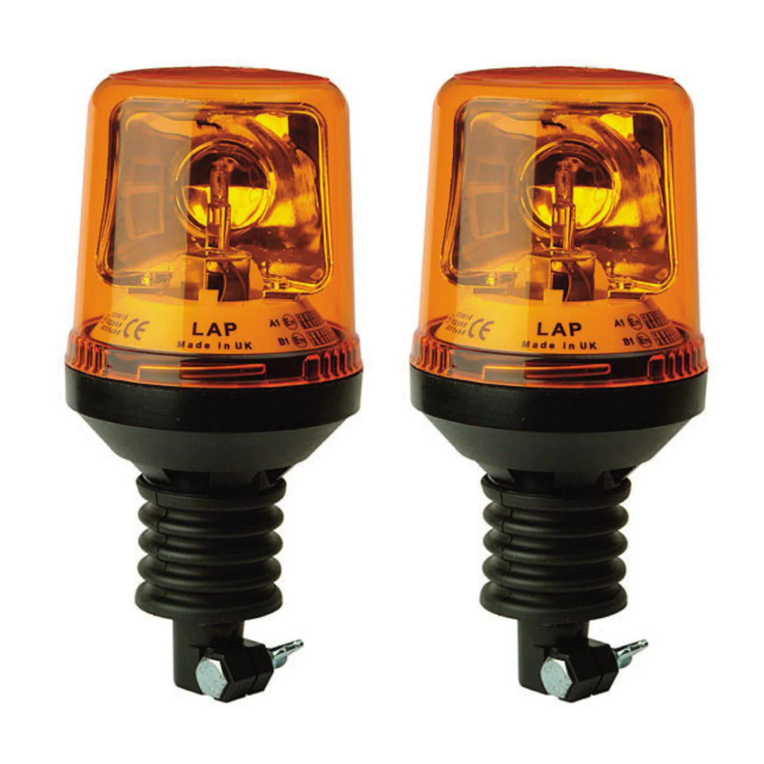 Black Friday / LAP271 Rotating 12V Bulb Beacons Twin Pack