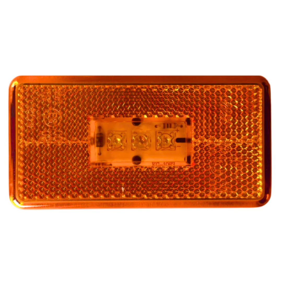 scania renault volvo truck side marker light amber orange