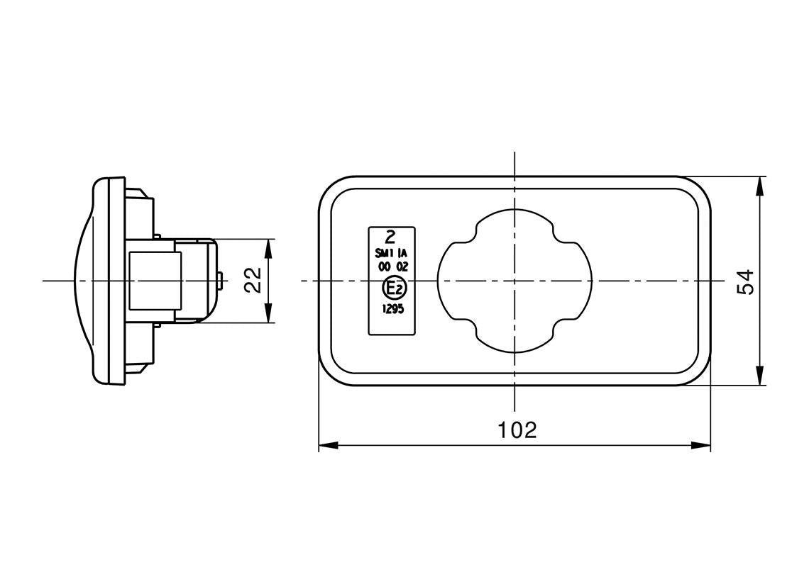 Vignal Renault / Volvo Truck LED Side Marker Light