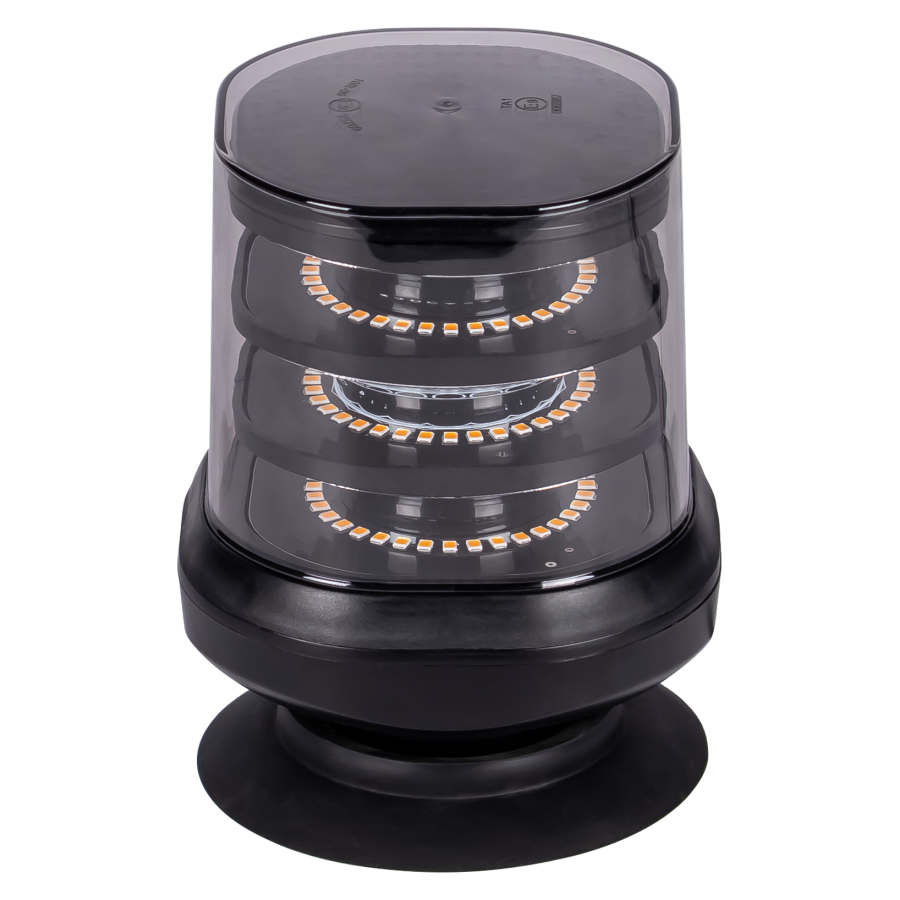X-Spider Dark Lens LED Beacon / Magnetic