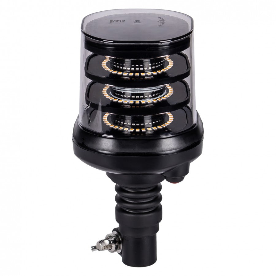 X-Spider Dark Lens LED Beacon / Flexi DIN Base