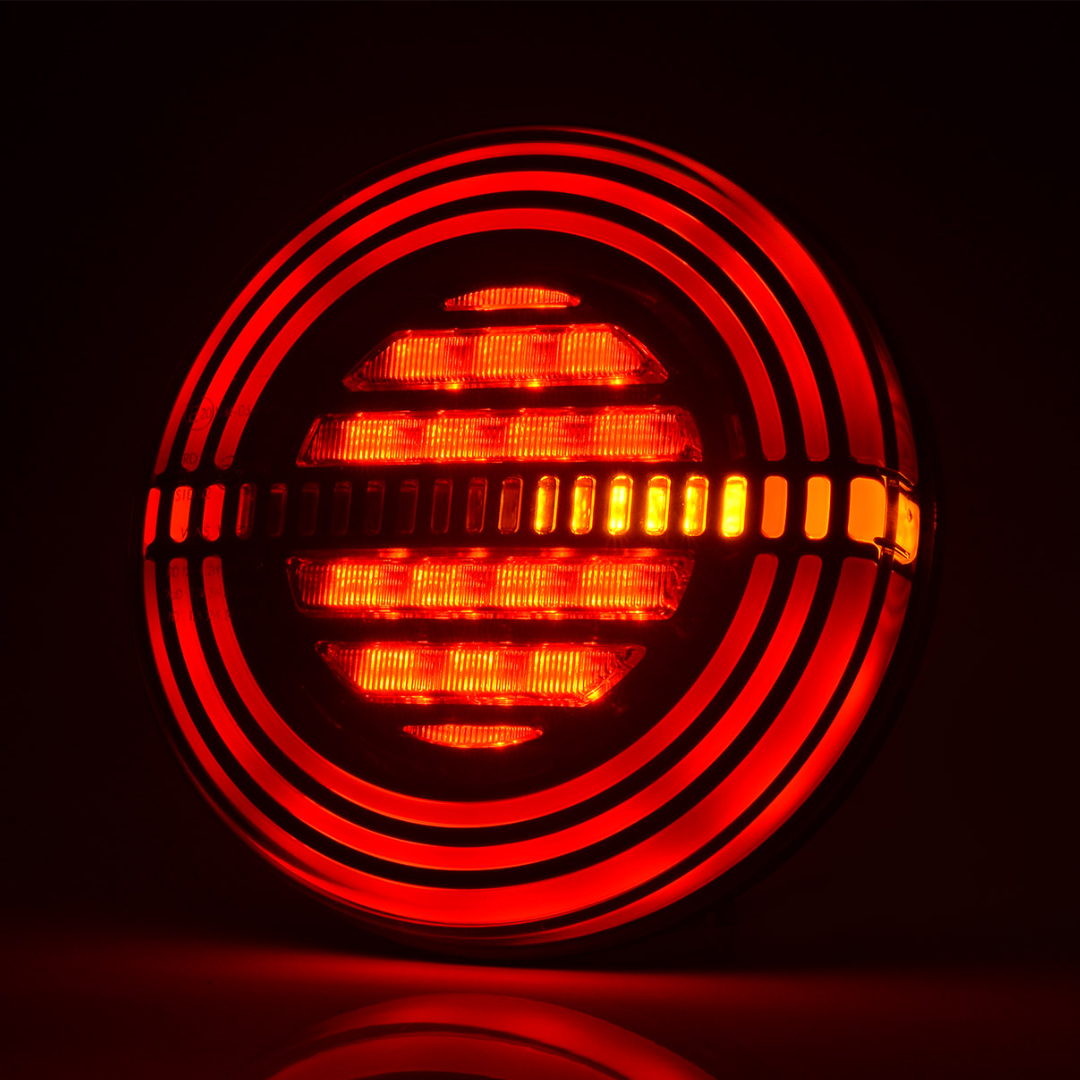 W191DD Round Trailer Light with Dynamic Indicator