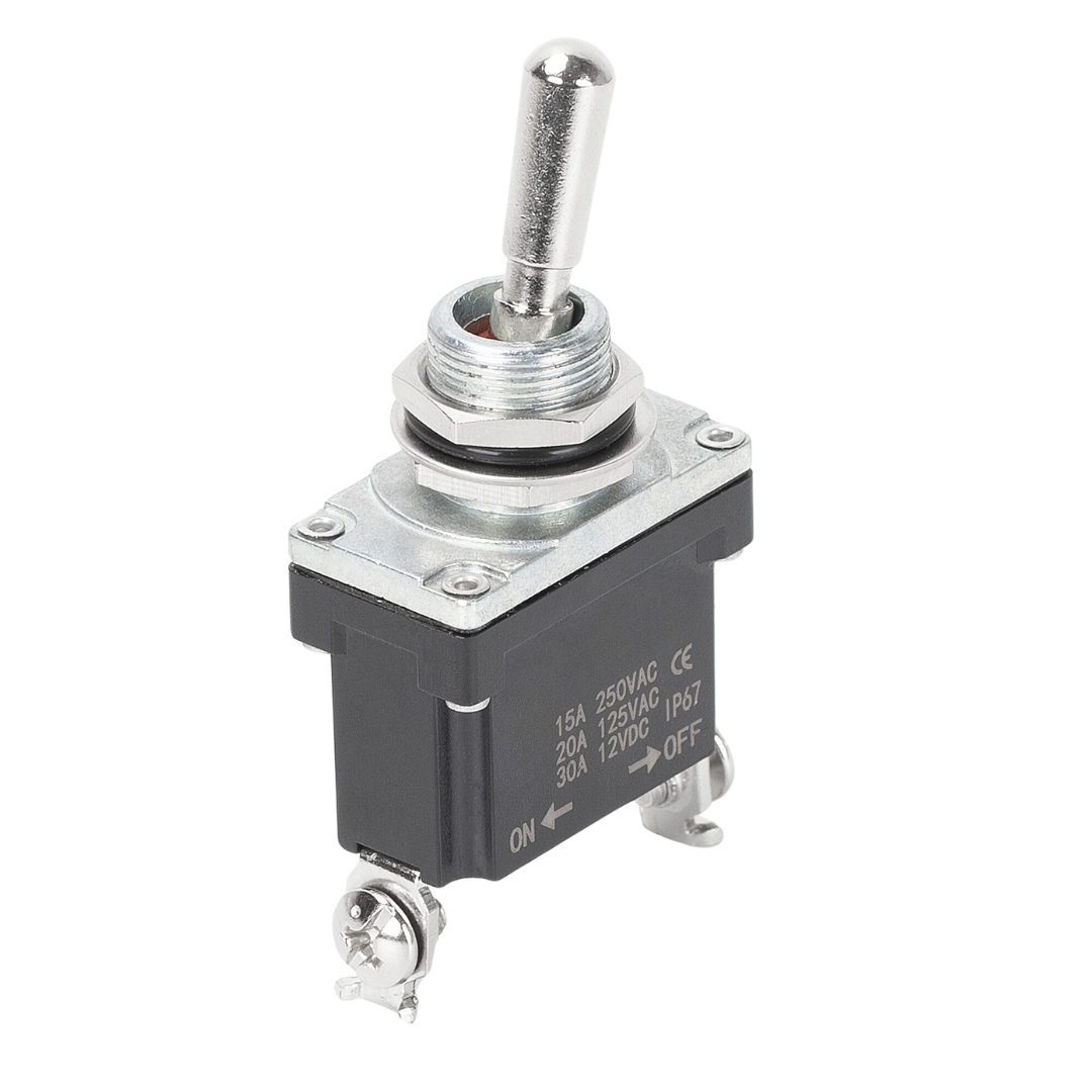 Buy ON/OFF Waterproof Metal Toggle Switch with Screw Terminals ...