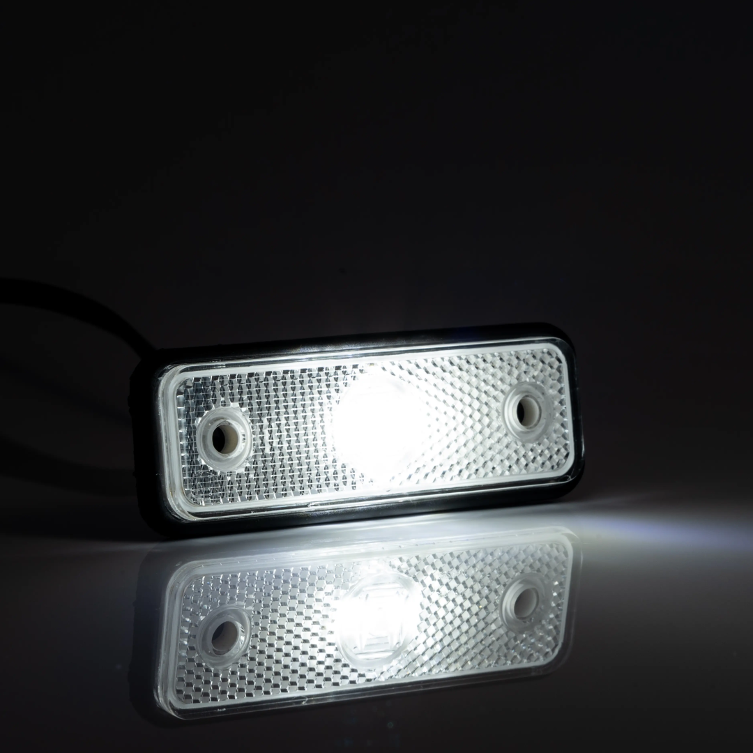 Slimline Rectangular LED Marker Light with Reflector