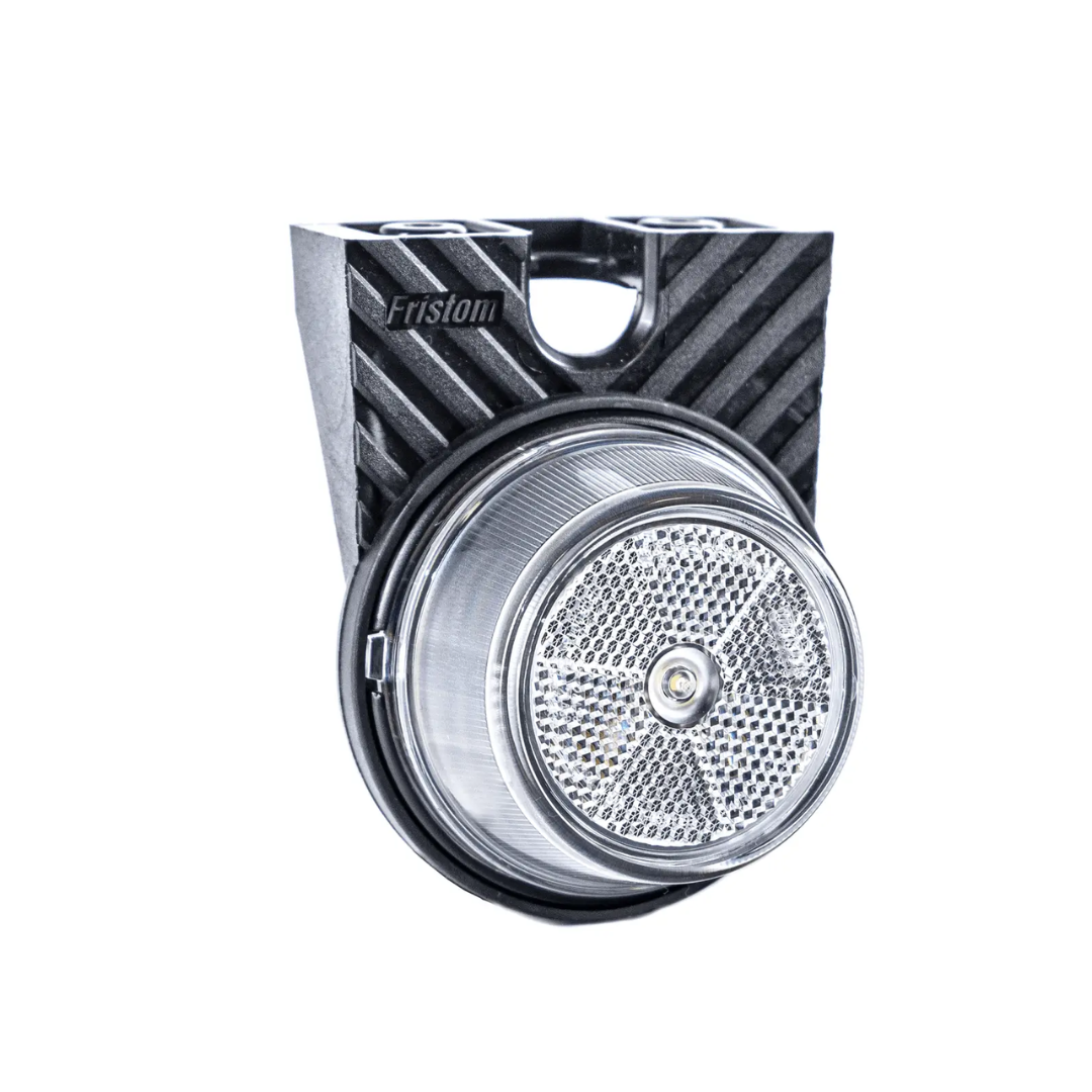 Fristom FT-059 Round LED Marker Lights with Reflector and Bracket