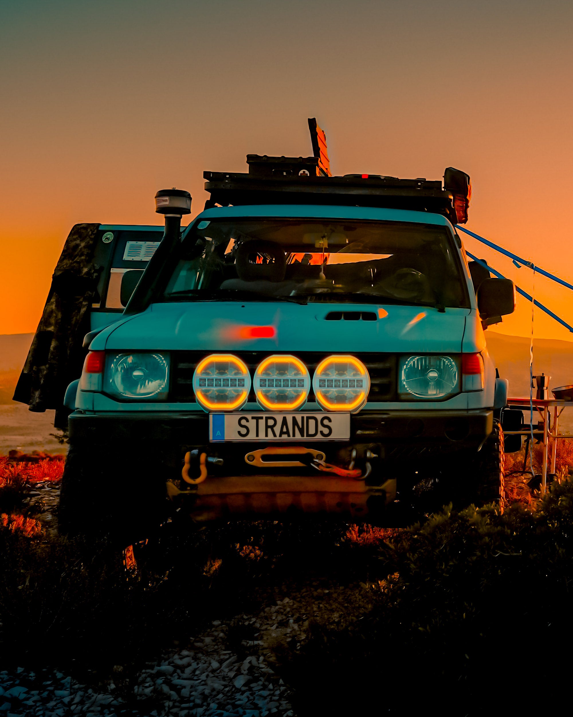 Llum de conducció Skylord blanca de Strands / 9"