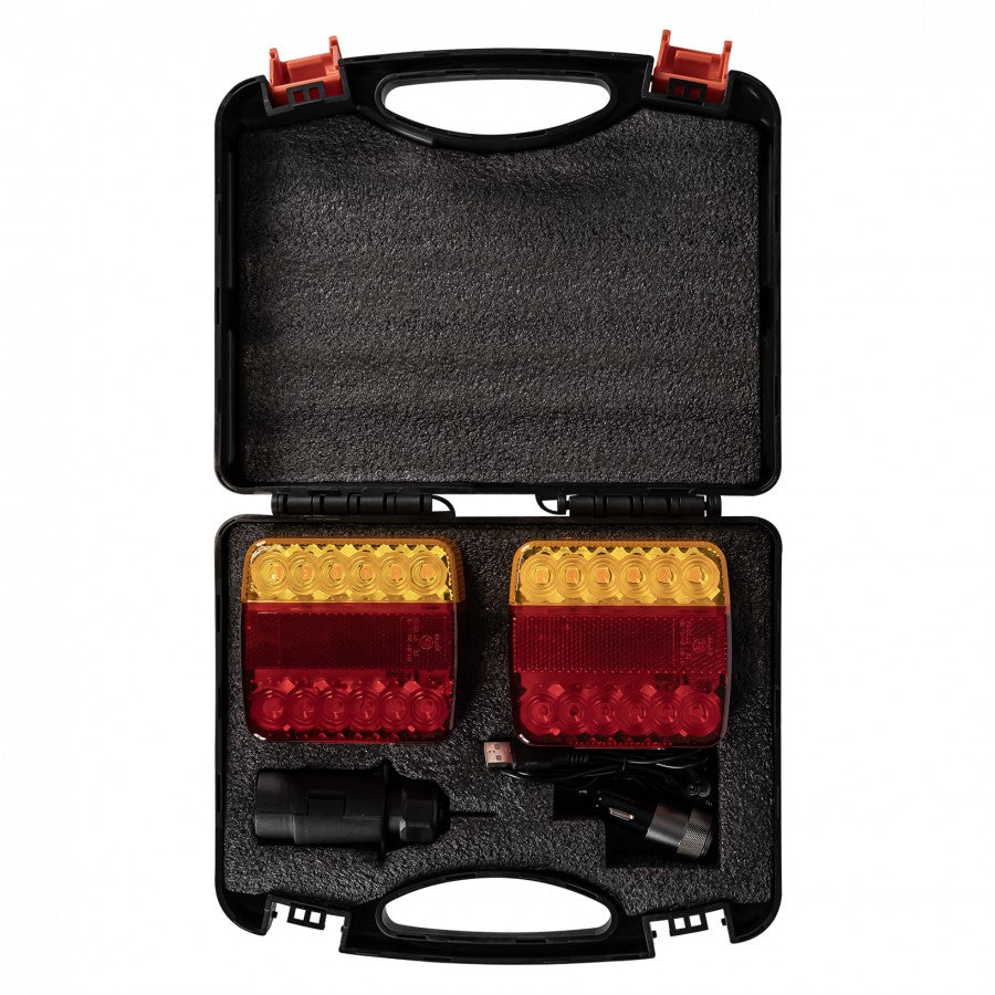 12V Wireless Trailer Light Kit Magnetic Mount / 7 Pole UK + Ireland