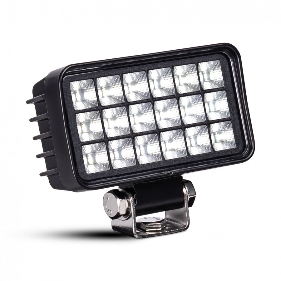 Compact LED Work Lamp with Switch / 2000 Lumen Flood Beam