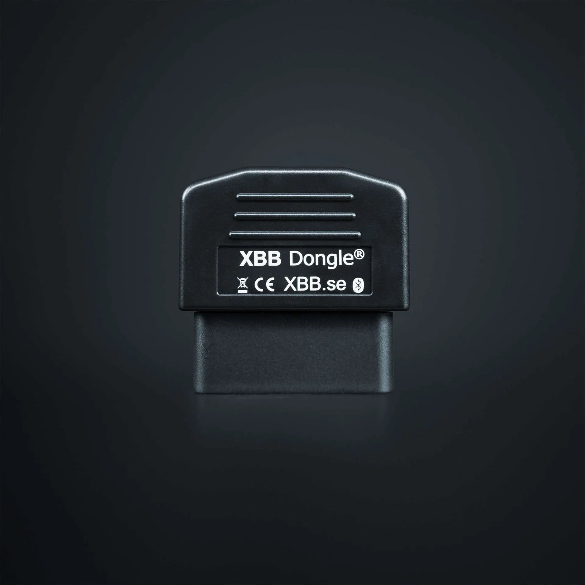 XBB Dongle on a black background