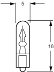 12v 1.2w Capless Mini Wedge Base / Pack of 10 - Bulbs - Bulbs For Cars 12v - spo-cs-disabled - spo-default - spo-enable