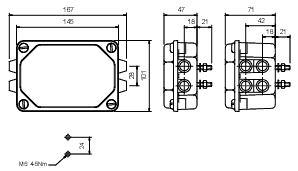 Rubbolite 111 Junction Box med 8-vejs klemrække - Sikringer og sikringsholdere - spo-cs-deaktiveret - spo-standard - spo-enabl