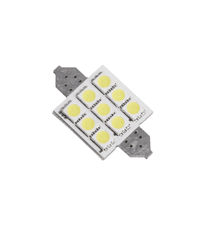 Guirlande 12 V 39 mm 9 x LED remplace 239/272, lot de 2 – Ampoules LED – Ampoules de voiture LED – spo-cs-disabled – spo-default – sp