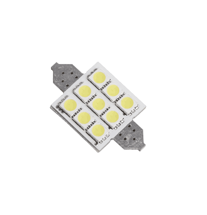 Festó de 12 V 39 mm 9 x LED substitueix 239/272, paquet de 2 - Bombetes LED - Bombetes LED per a cotxe - spo-cs-disabled - spo-default - sp