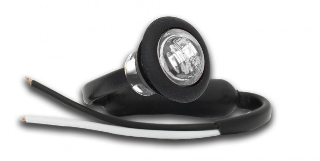 White Round LED Bullet Marker Lights by LED Autolamps - spo-cs-disabled - spo-default - spo-disabled - spo-notify-me-di