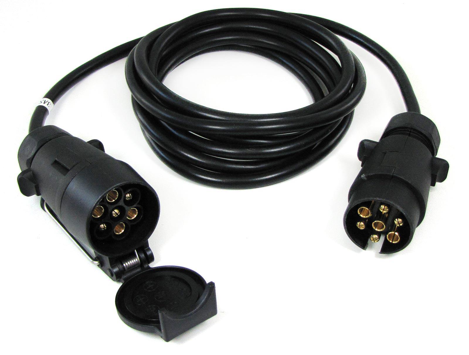 12v 7 Pin Trailer Cable Plug to Socket 5m - spo-cs-disabled - spo-default - spo-disabled - spo-notify-me-disabled - tow