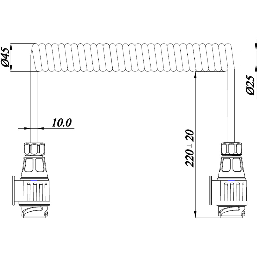 Câble Suzie 13 broches 12v / 3 mètres - spo-cs-disabled - spo-default - spo-disabled - spo-notify-me-disabled