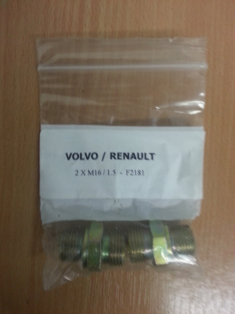 Buy Volvo / Renault Air Coil Susie Fittings / Pack of 2 - Push Fit Connectors for sale