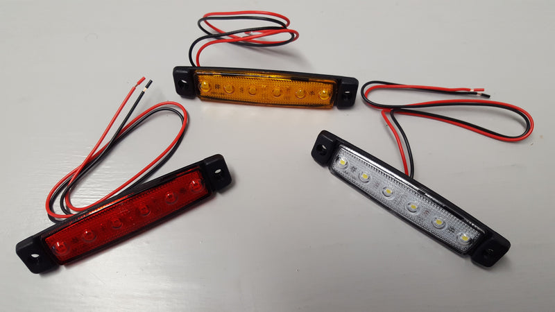 Buy Amber Slimline LED Marker Lamp for Trucks - Side Marker Lights for sale
