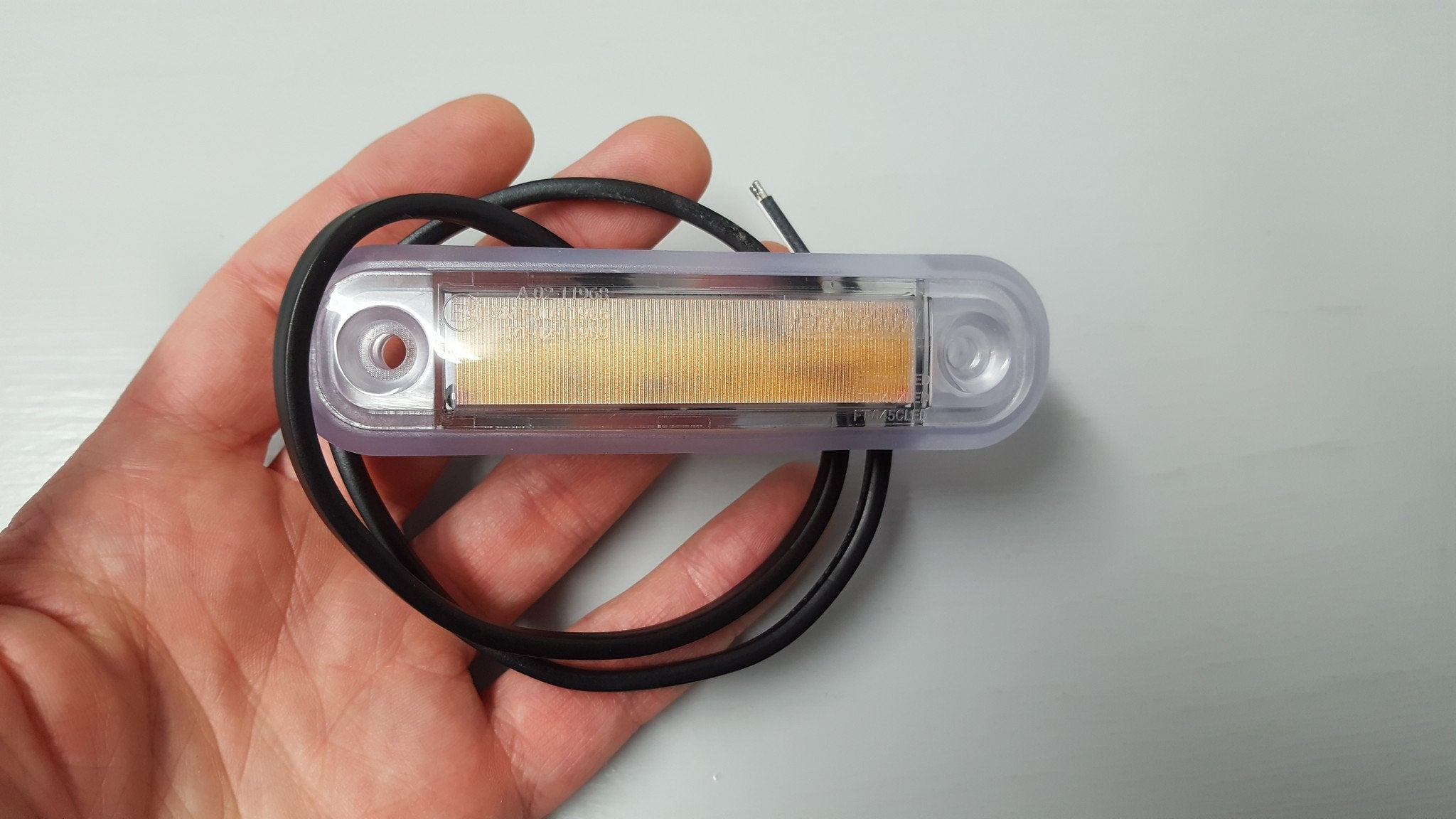 Luz de marcador LED efecto neón con junta transparente / ámbar - spo-cs-disabled - spo-default - spo-disabled - spo-notif