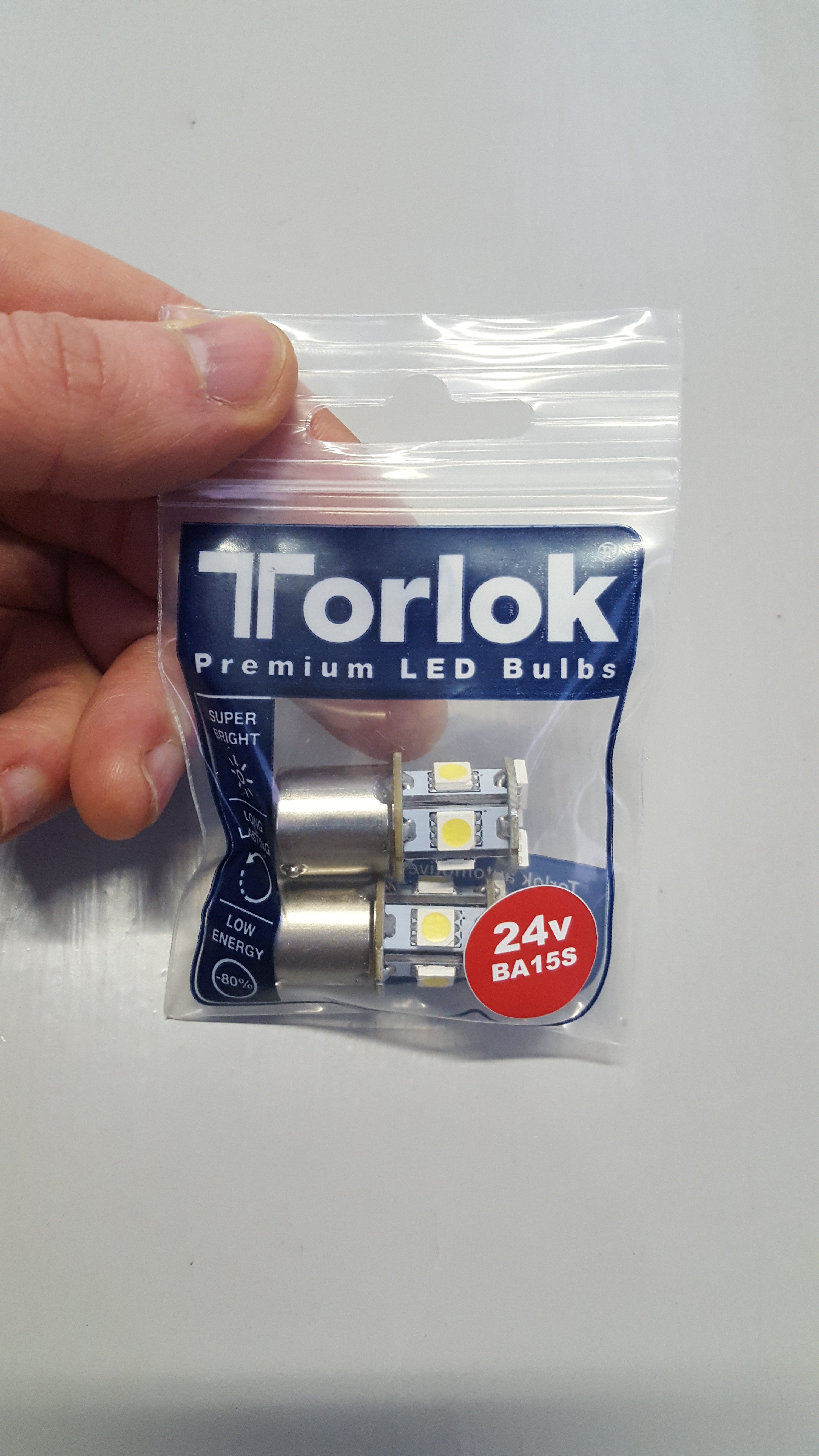 Torlok 24 V Premium LED-Rücklichtbirnen mit Einzelkontakt, ersetzt 149/248, Blinker/Blinker – 24 V LED-Glühbirnen – LED-Glühbirne