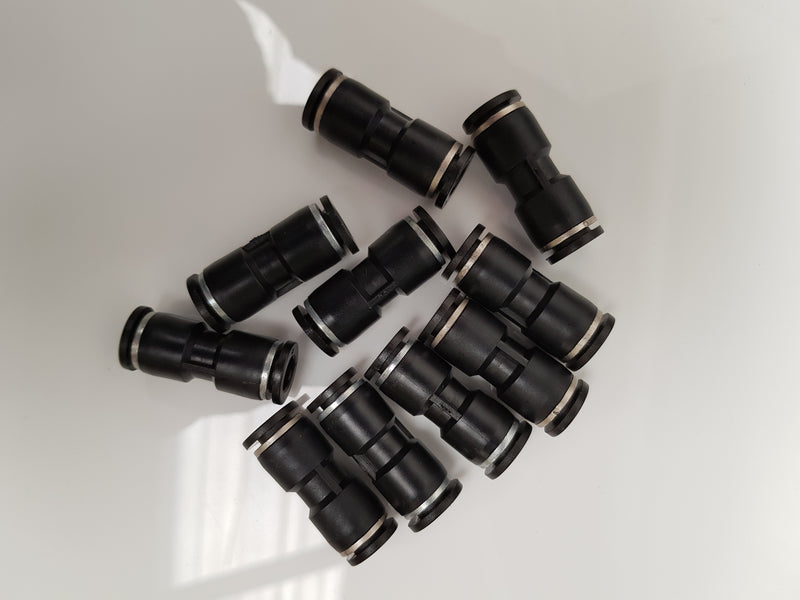 Buy Straight Plastic Push-Fit Couplings / Pack of 10 - Push Fit Connectors for sale