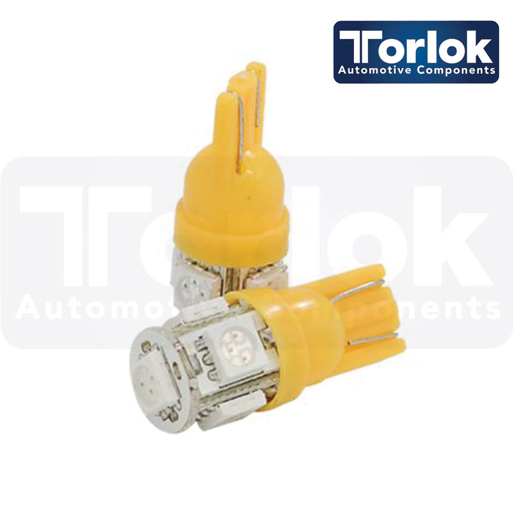 Torlok Premium 24v T10 LED Parking Light Bulbs for Trucks /  Pack of 10 - LED Bulbs - LED Car Bulbs - spo-cs-disabled