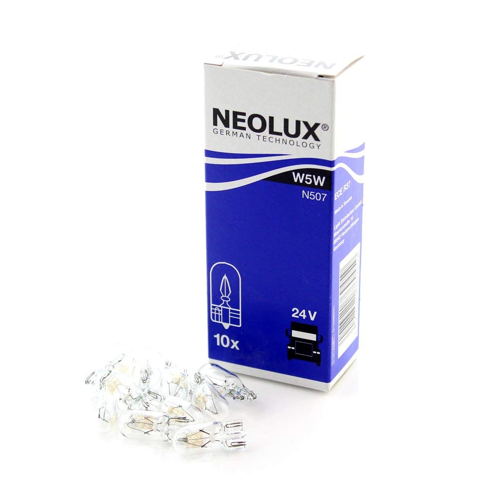 24v 5w Capless Bulbs / No. 507 / Pack of 10 - bin:O4 - Bulbs - Bulbs For Trucks 24v - spo-cs-disabled - spo-default - s