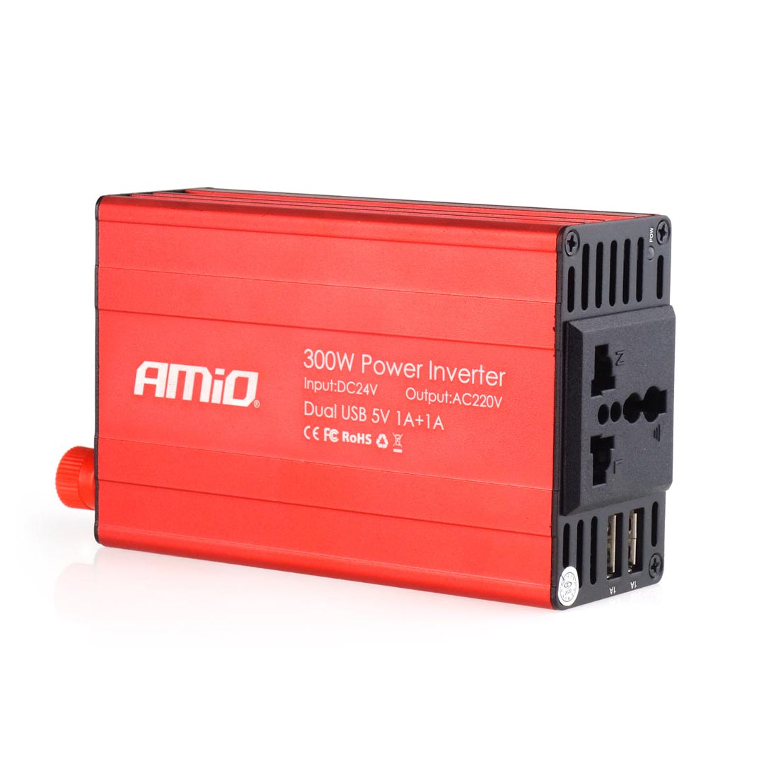 2400W Power Inverter DC 12V/24V to 230V AC Power Converter with AC Socket  and USB Port,Can be Used for Road Trips, Mobile Office and Camping