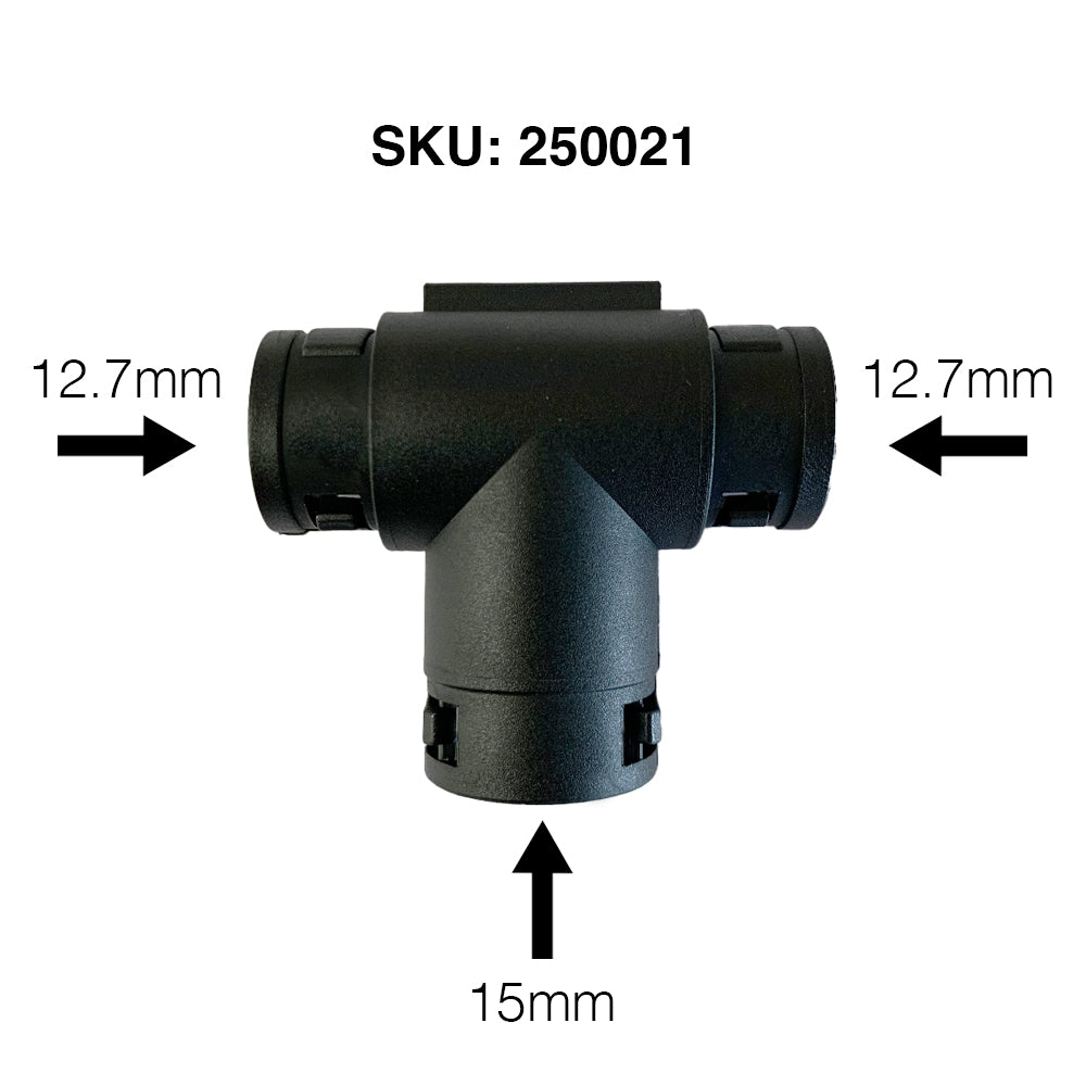 Conduit Tee Piece Fittings / Non Equal / Pack of 5 - spo-cs-disabled - spo-default - spo-disabled - spo-notify-me-disab