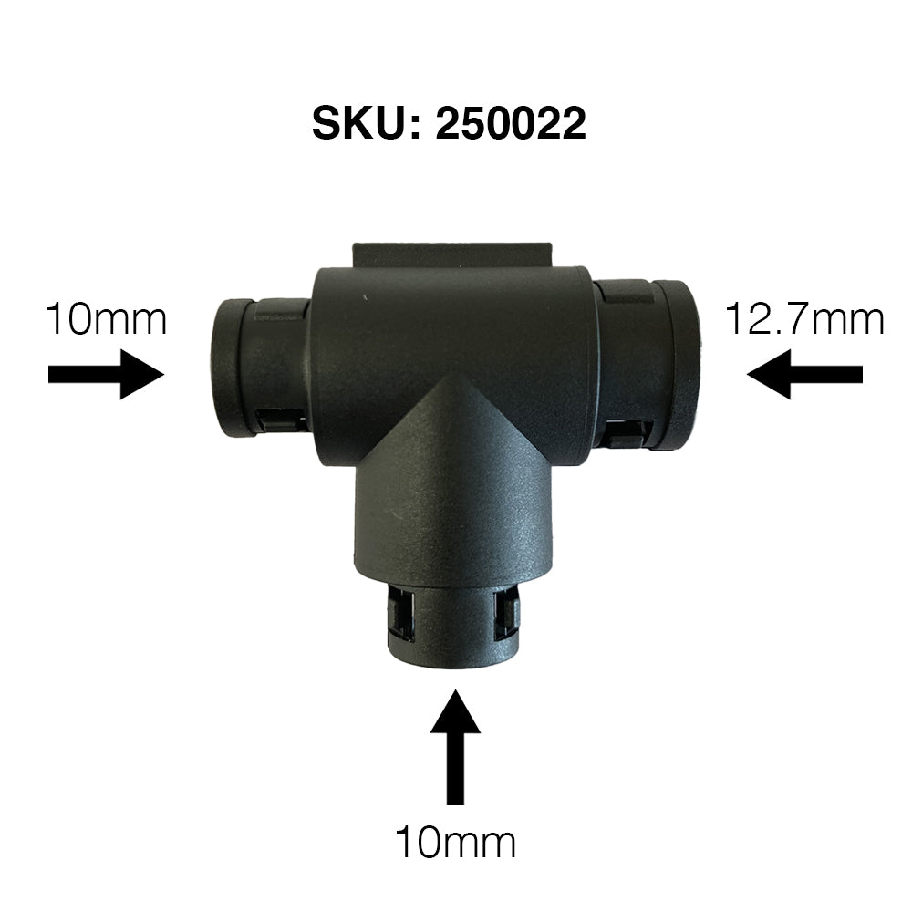 Conduit Tee Piece Fittings / Non Equal / Pack of 5 - spo-cs-disabled - spo-default - spo-disabled - spo-notify-me-disab