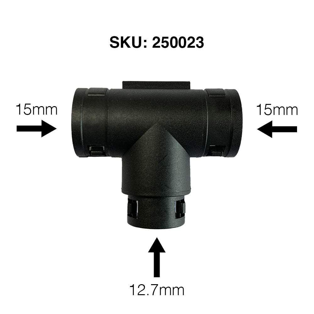 Conduit Tee Piece Fittings / Non Equal / Pack of 5 - spo-cs-disabled - spo-default - spo-disabled - spo-notify-me-disab