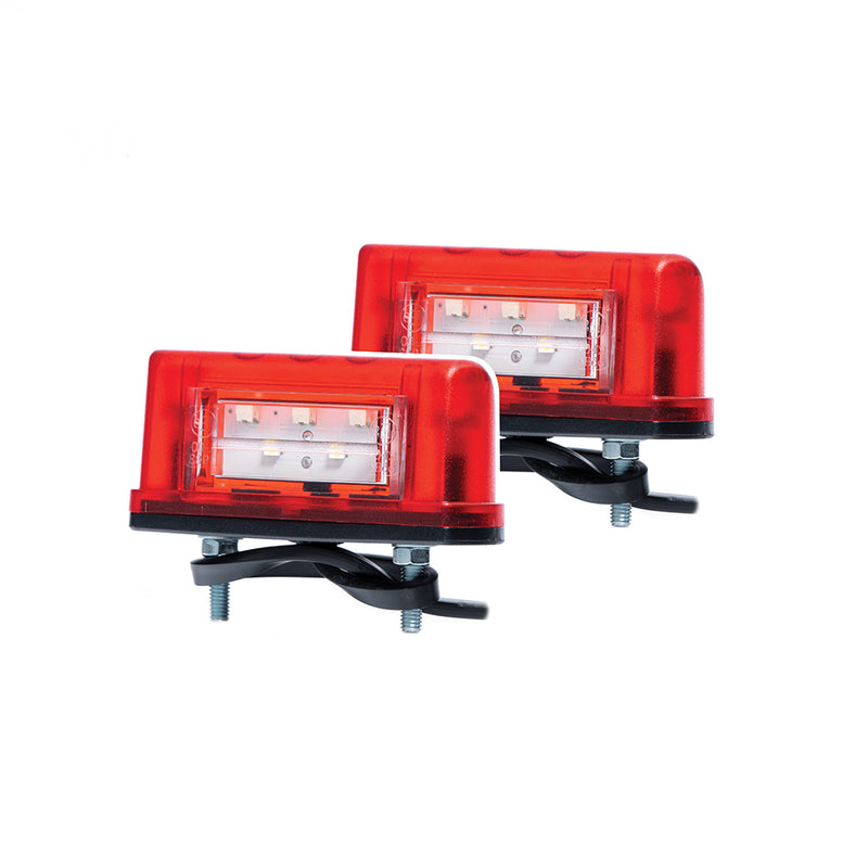 Buy Slimline LED Number Plate Lamp with Rear Position Light / Pack of 2 - Number Plate Lights for sale