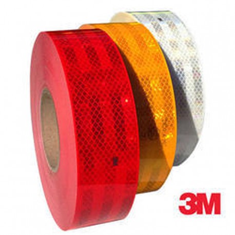 3M Conspicuity Tape - Amber, Red, White - 50m Rolls - Conspicuity Tape - spo-cs-disabled - spo-default - spo-disabled