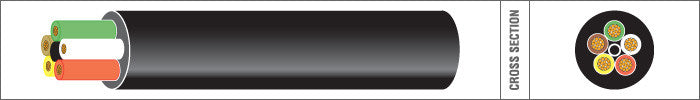 Cabo automático de 5 núcleos, 5 x 1.0 mm - Cabo automotivo - spo-cs-disabled - spo-default - spo-enabled - spo-notify-me-disabled