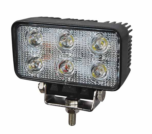 Luz de trabalho LED retangular 18W com feixe de inundação - spo-cs-disabled - spo-default - spo-disabled - spo-notify-me-disabled