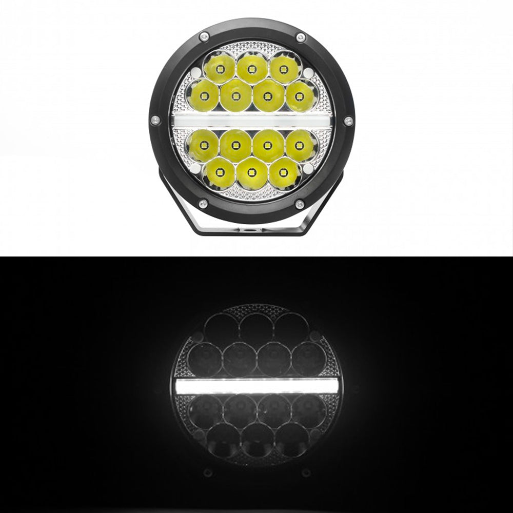 Spots LED avec ligne de bande lumineuse de position pour Land Cruiser Transporter Hilux