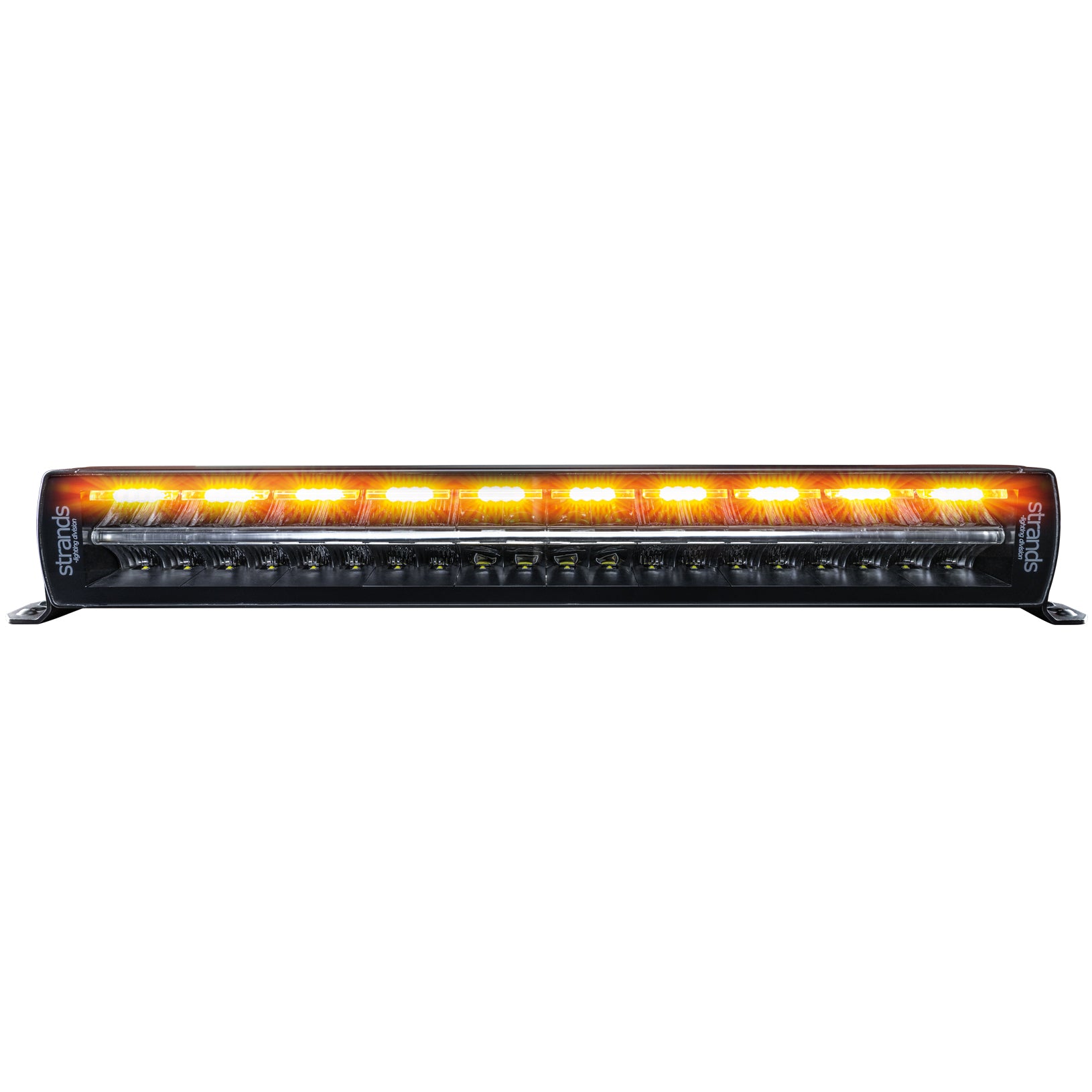 strands siberia light bar with hazard warning light led