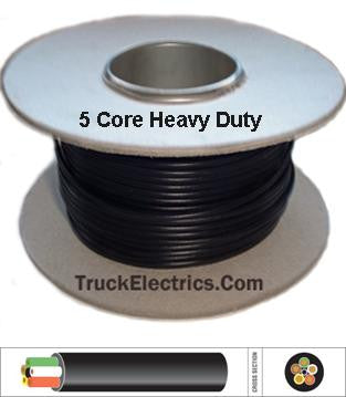 Buy 5 Core Auto Cable, 5 x 1.0mm - Automotive Cable for sale