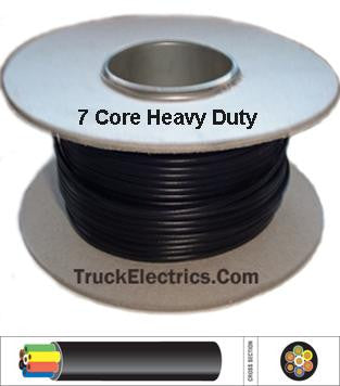 7 Core Auto Cable / Heavy Duty / Most Popular - Automotive Cable - spo-cs-disabled - spo-default - spo-enabled - spo-no