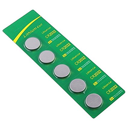 CR2032 Lithium-batteri / pakke med 5 - Batterier - spo-cs-deaktiveret - spo-standard - spo-deaktiveret - spo-notify-me-deaktiveret