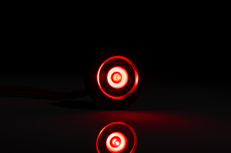 Buy LED Bulls Eye Round Marker Lamp with Flat & Curved Gasket -  for sale