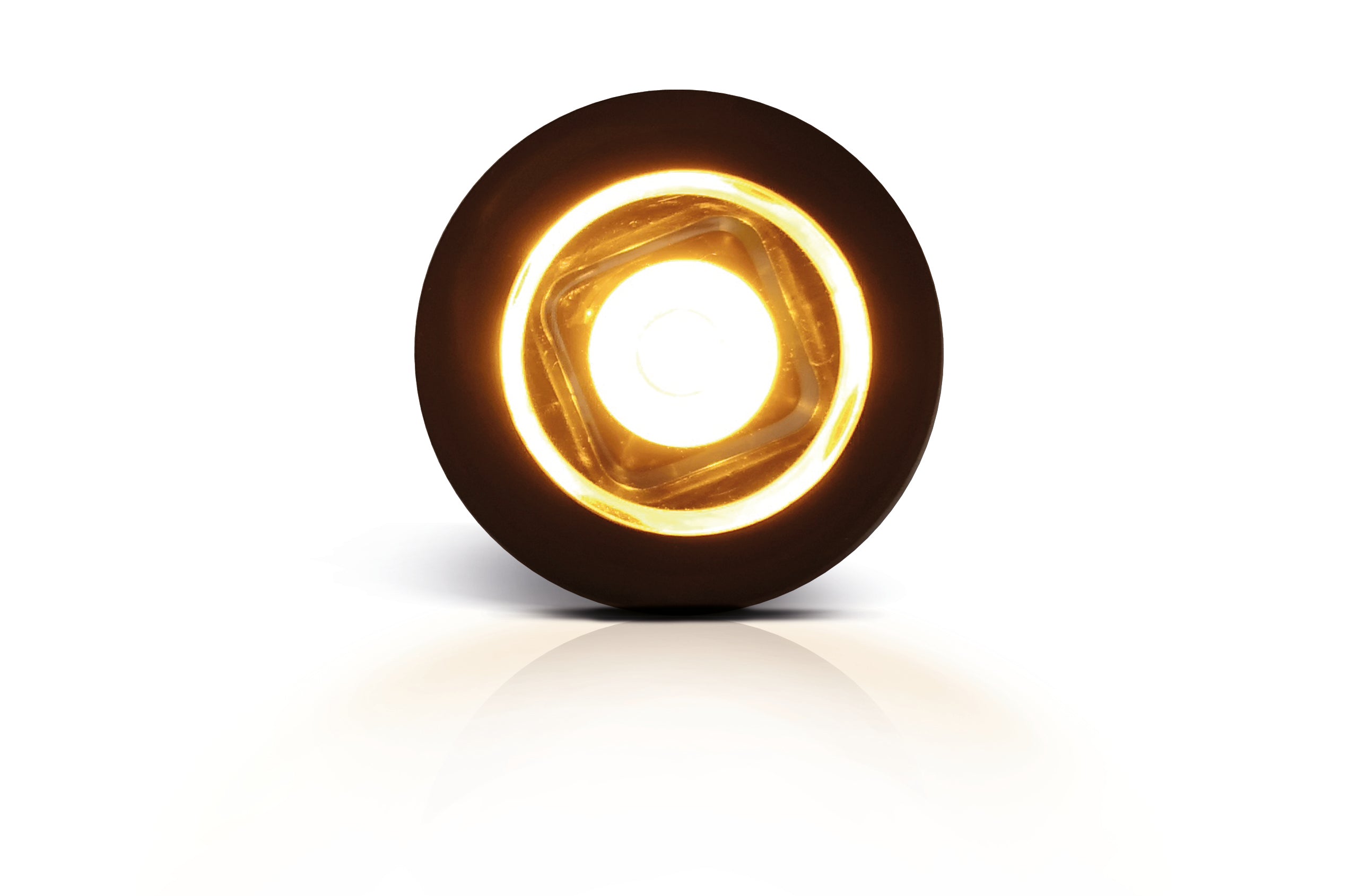 LED Bulls Eye Round Marker Lamp with Flat & Curved Gasket - spo-cs-disabled - spo-default - spo-disabled - spo-notify-m