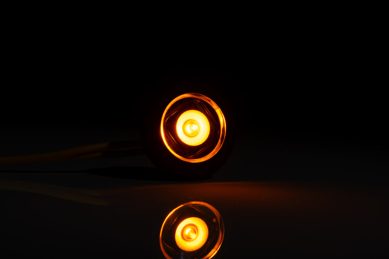 Buy LED Bulls Eye Round Marker Lamp with Flat & Curved Gasket -  for sale